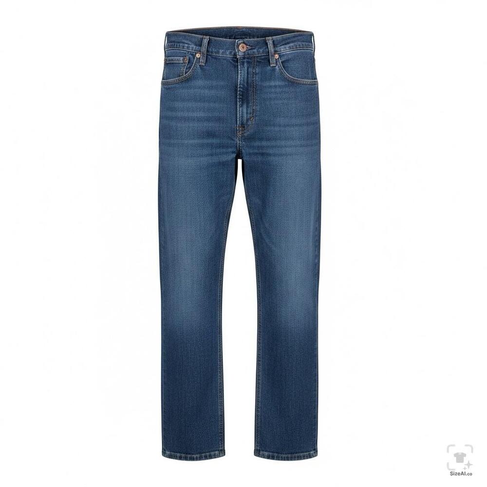 Levi's 514 Jeans Mens 38x30 Blue Denim Regular Fit Straight Leg Medium Wash